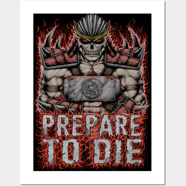 Mortal Kombat Shao Kahn Wall Art by d.legoshin.art